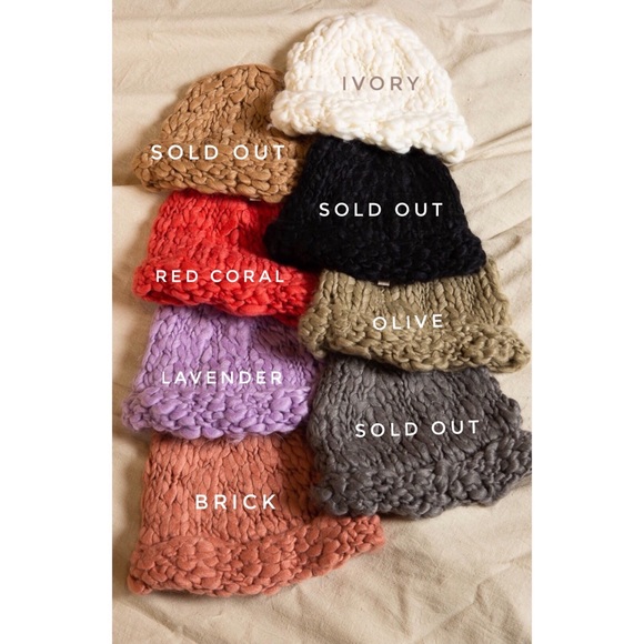 POL Knit Hat Cap 2 Colors - Picture 12 of 16